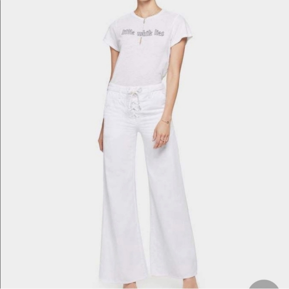 🆕 Mother The Tie Up Roller Prep Weekender in Return to the Island, Size 25, NWT - Picture 4 of 15